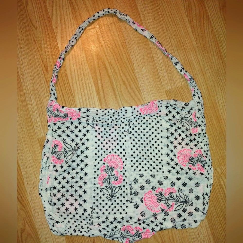 SOLD Floral tote bag